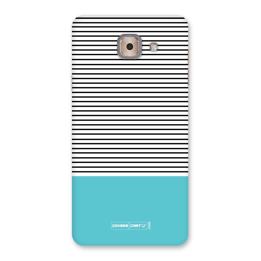 Deep Sky Blue Stripes Back Case for Galaxy J7 Max