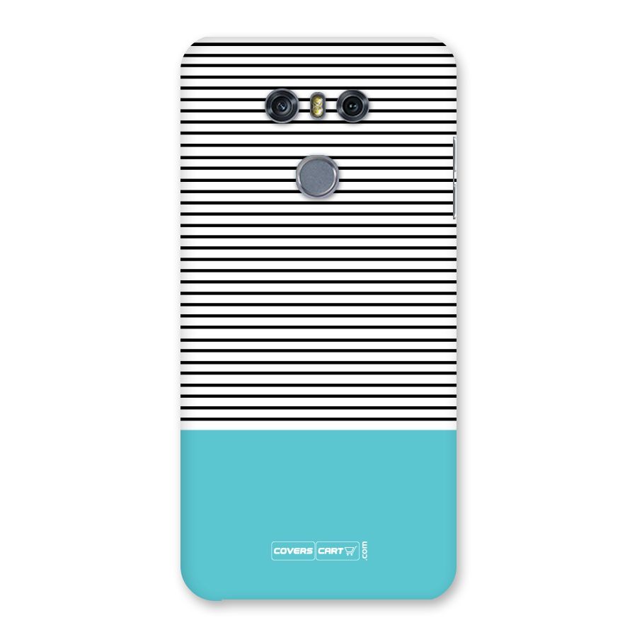 Deep Sky Blue Stripes Back Case for LG G6