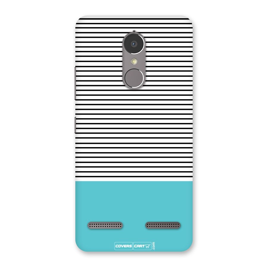 Deep Sky Blue Stripes Back Case for Lenovo K6
