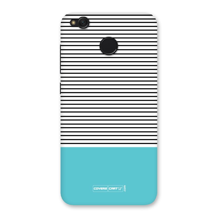 Deep Sky Blue Stripes Back Case for Redmi 4