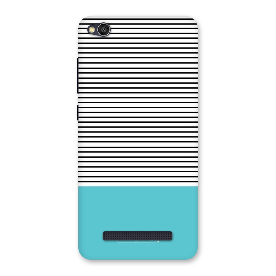Deep Sky Blue Stripes Back Case for Redmi 4A