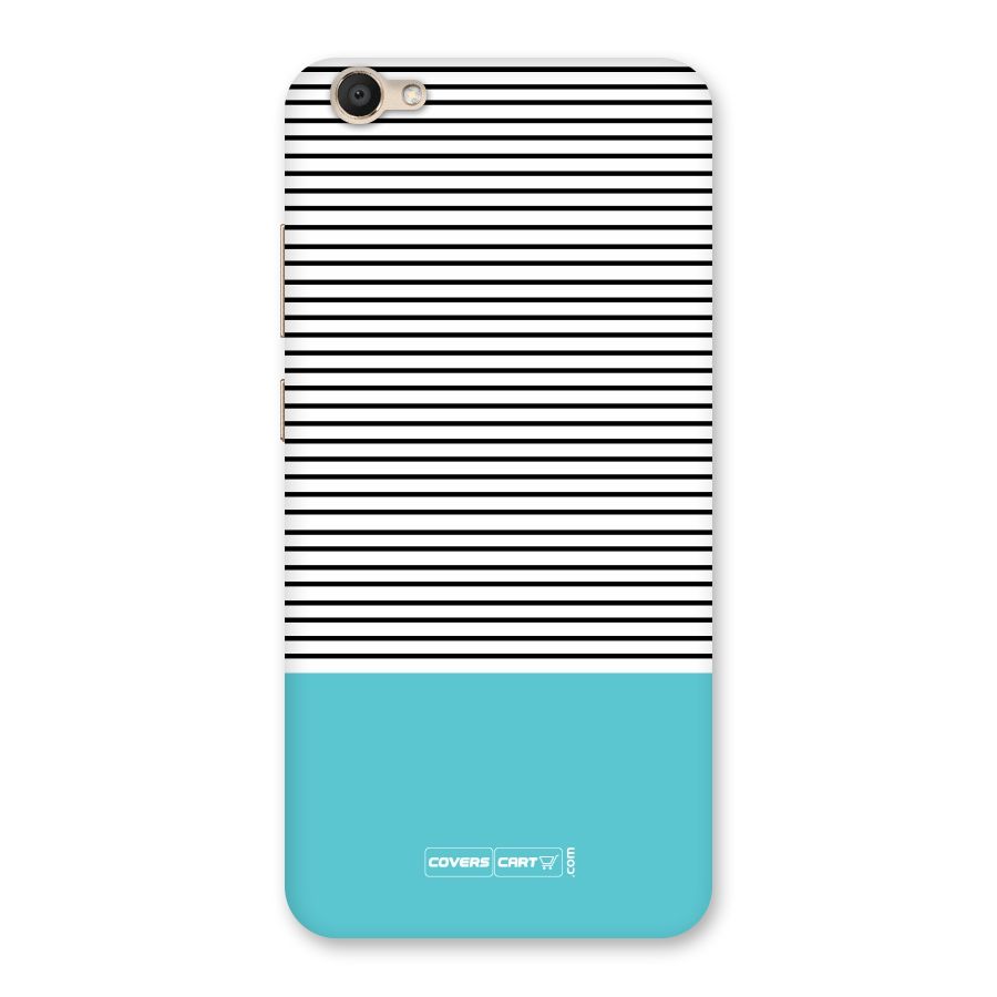 Deep Sky Blue Stripes Back Case for Vivo V5