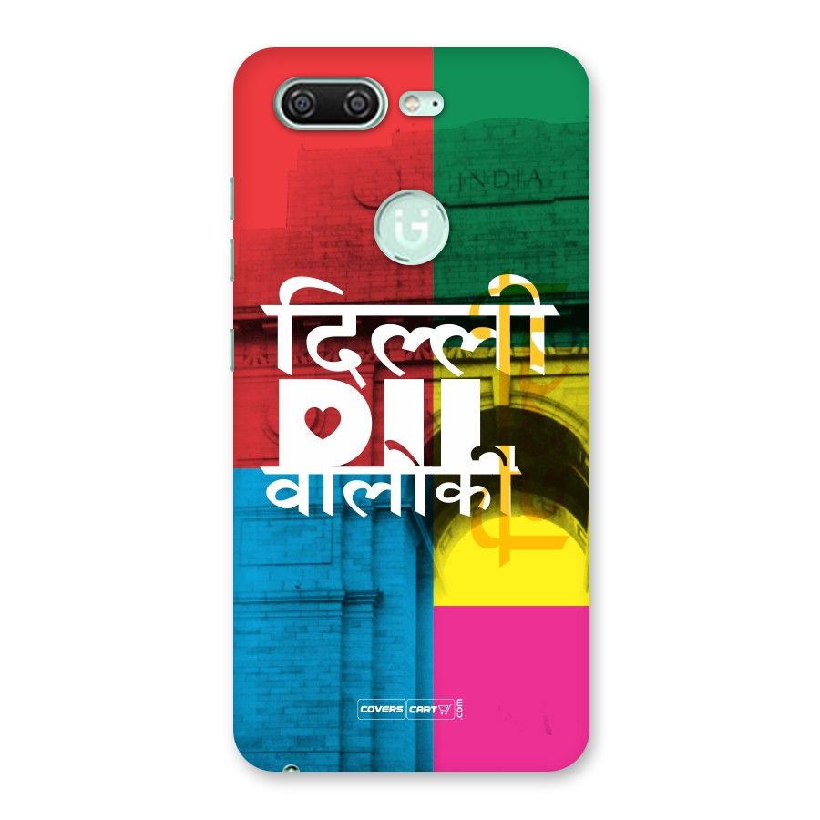 Delhi Citystyle Back Case for Gionee S10