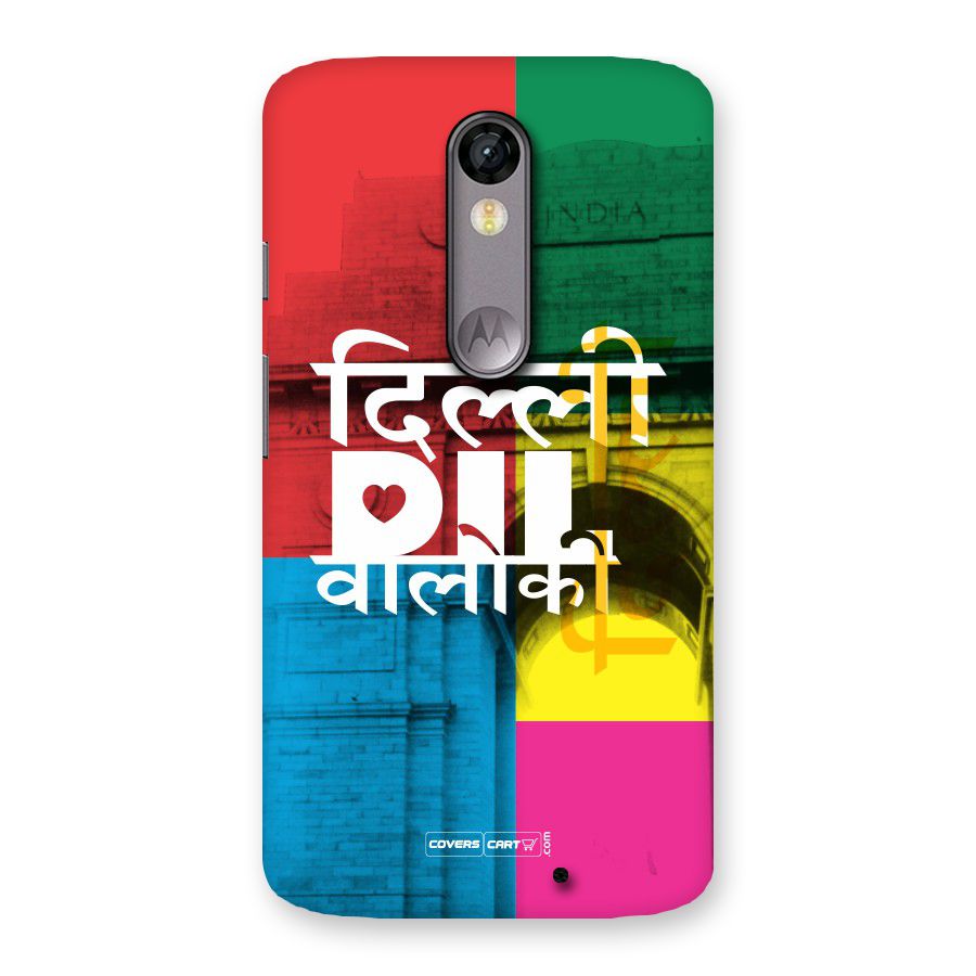 Delhi Citystyle Back Case for Moto X Force