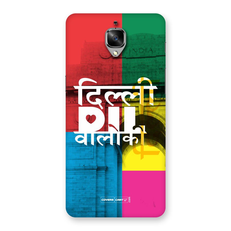 Delhi Citystyle Back Case for OnePlus 3