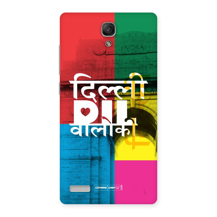 Delhi Citystyle Back Case for Redmi Note Prime