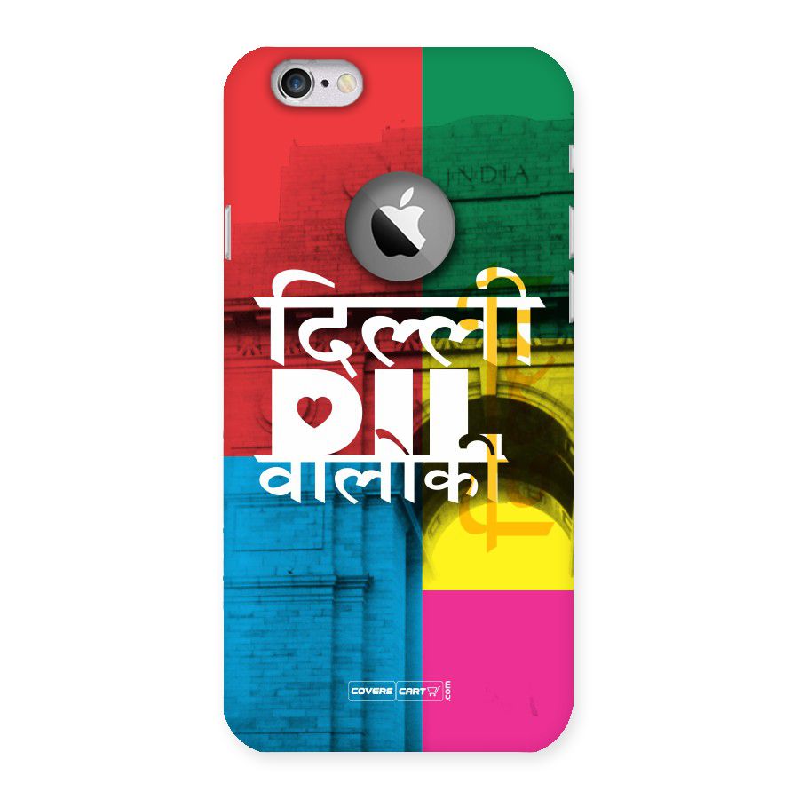 Delhi Citystyle Back Case for iPhone 6 Logo Cut