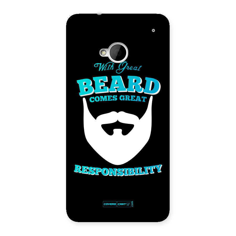 Dense Beard Back Case for HTC One M7