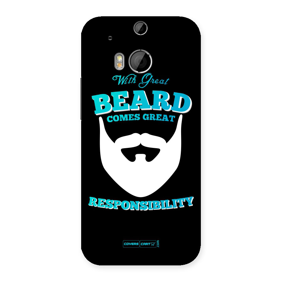 Dense Beard Back Case for HTC One M8