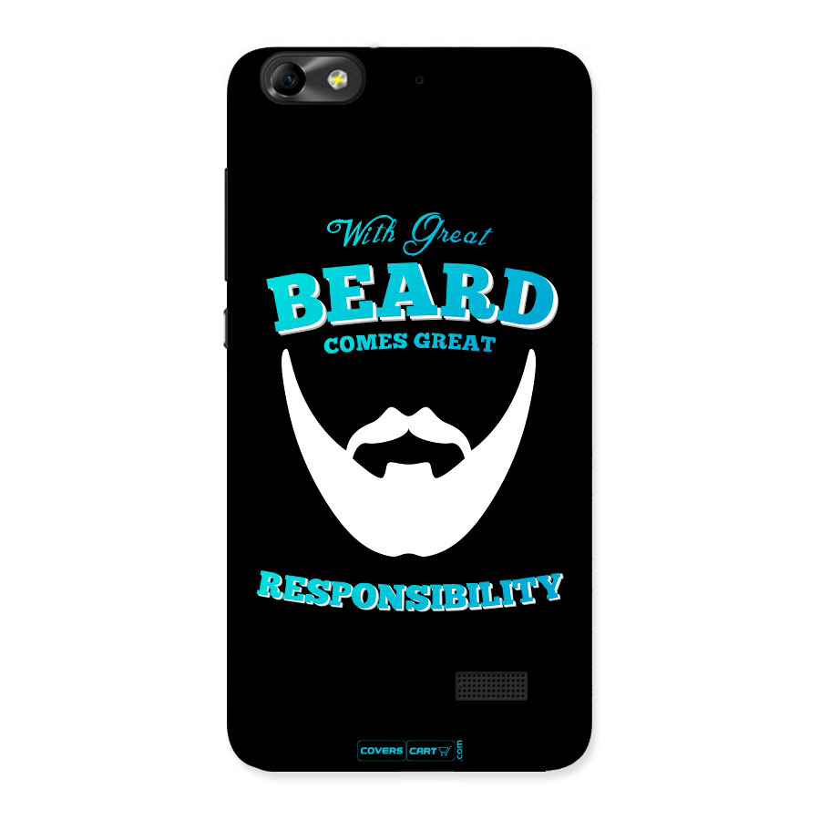 Dense Beard Back Case for Honor 4C