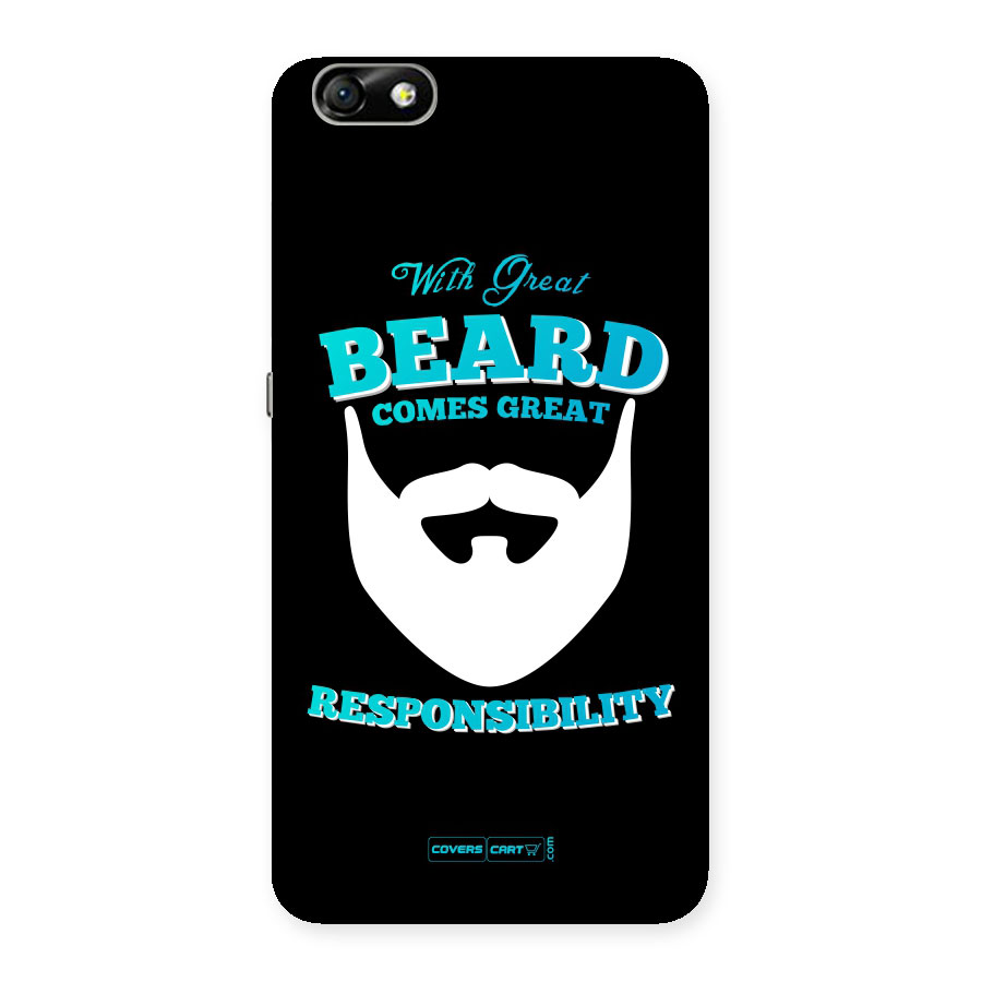 Dense Beard Back Case for Honor 4X