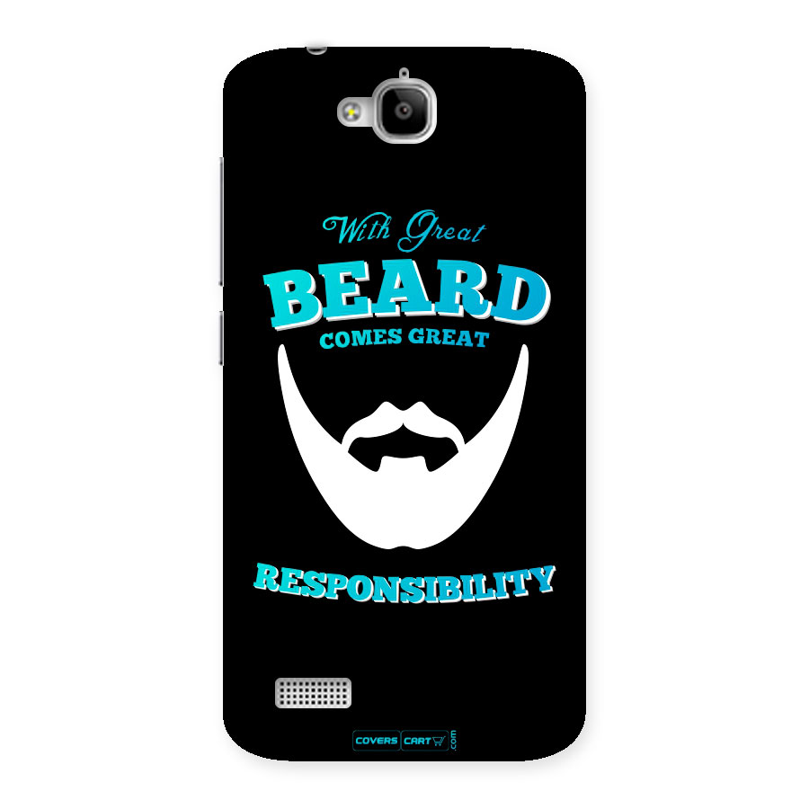 Dense Beard Back Case for Honor Holly