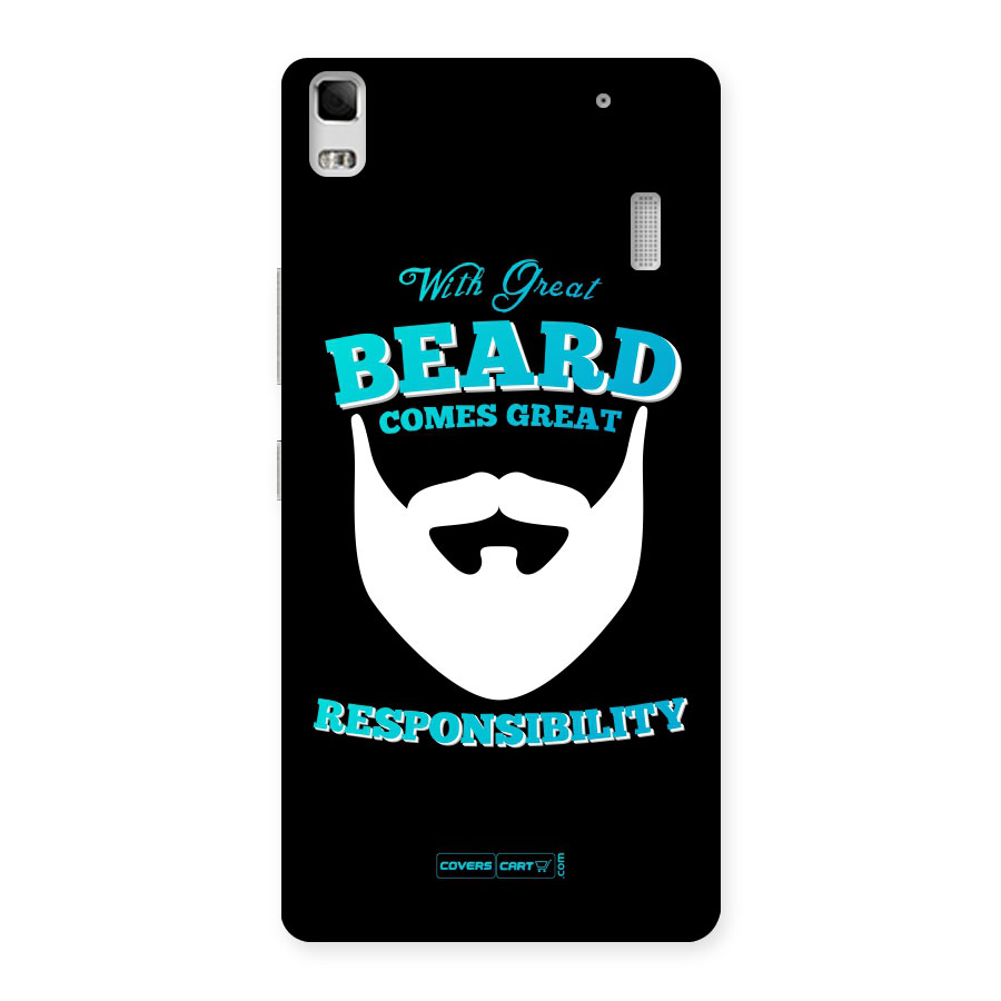 Dense Beard Back Case for Lenovo A7000