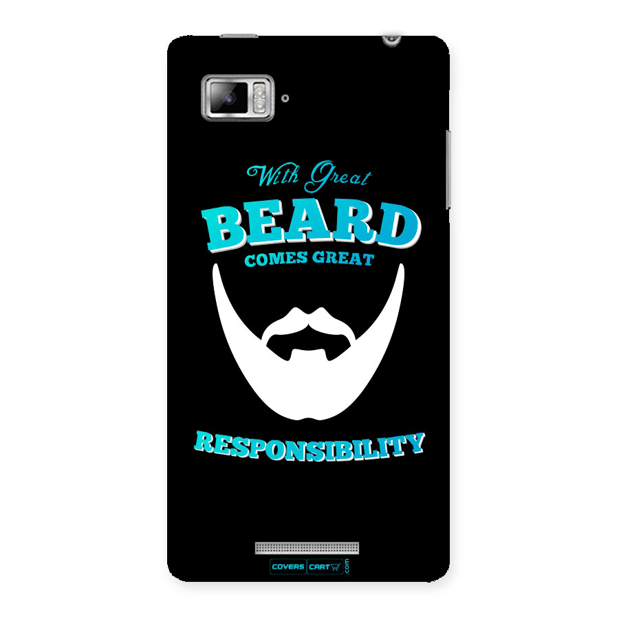 Dense Beard Back Case for Lenovo Vibe Z K910