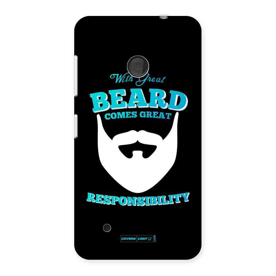 Dense Beard Back Case for Lumia 530