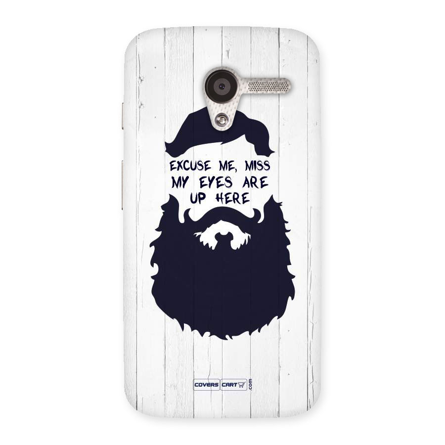 Dense Beard Back Case for Moto X