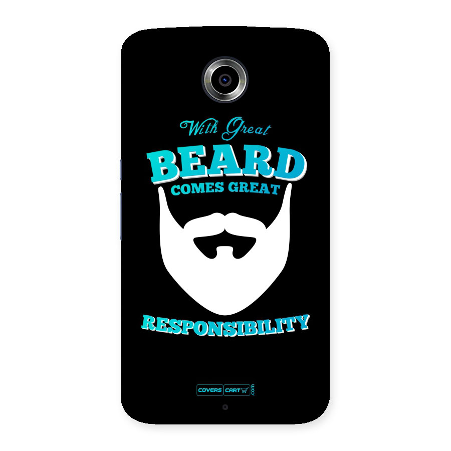 Dense Beard Back Case for Nexus 6