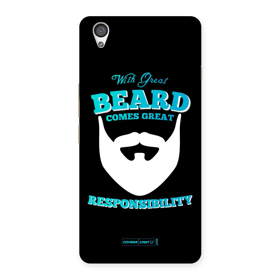 Dense Beard Back Case for OnePlus X