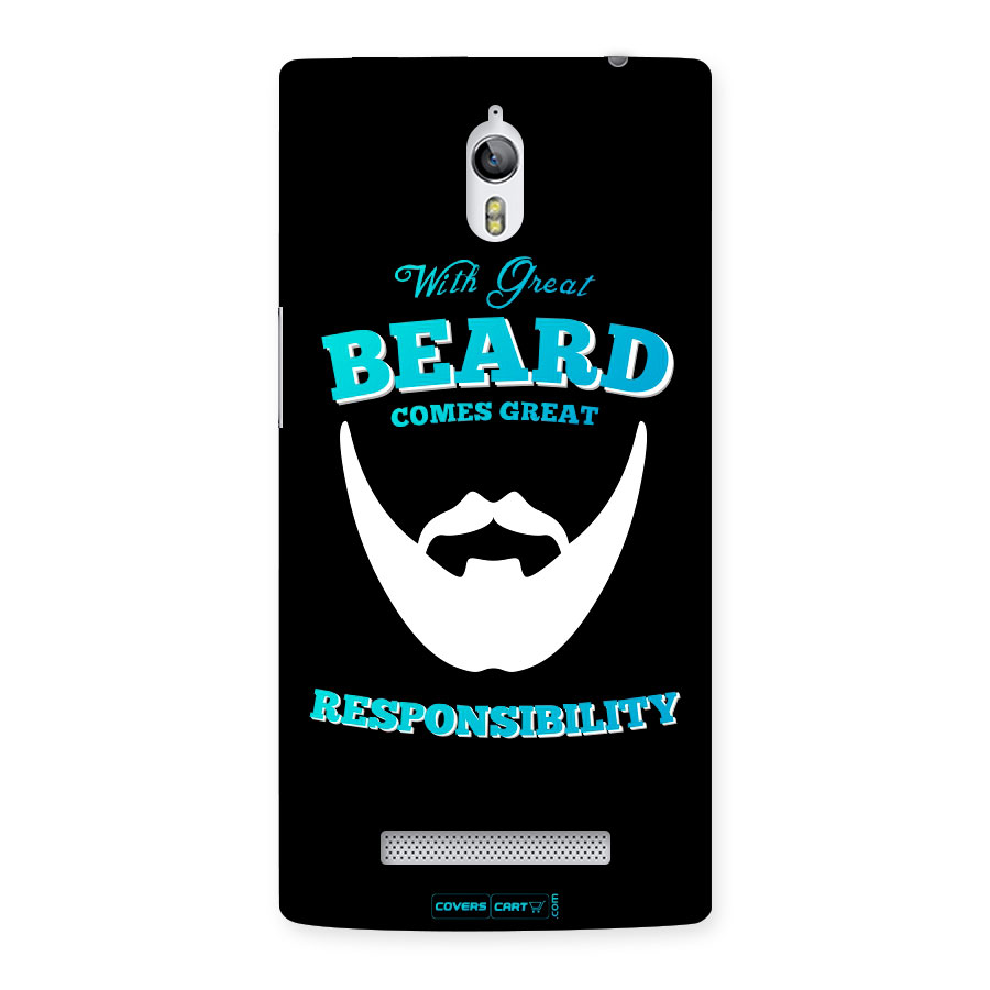 Dense Beard Back Case for Oppo Find 7
