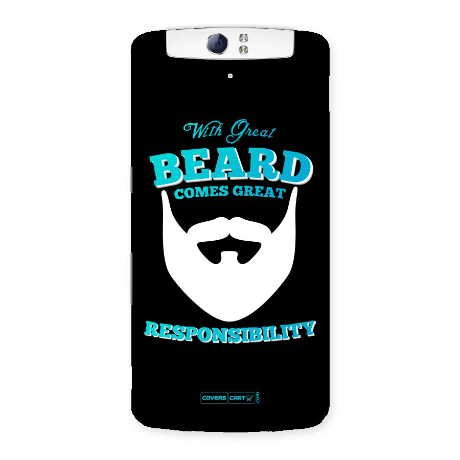 Dense Beard Back Case for Oppo N1