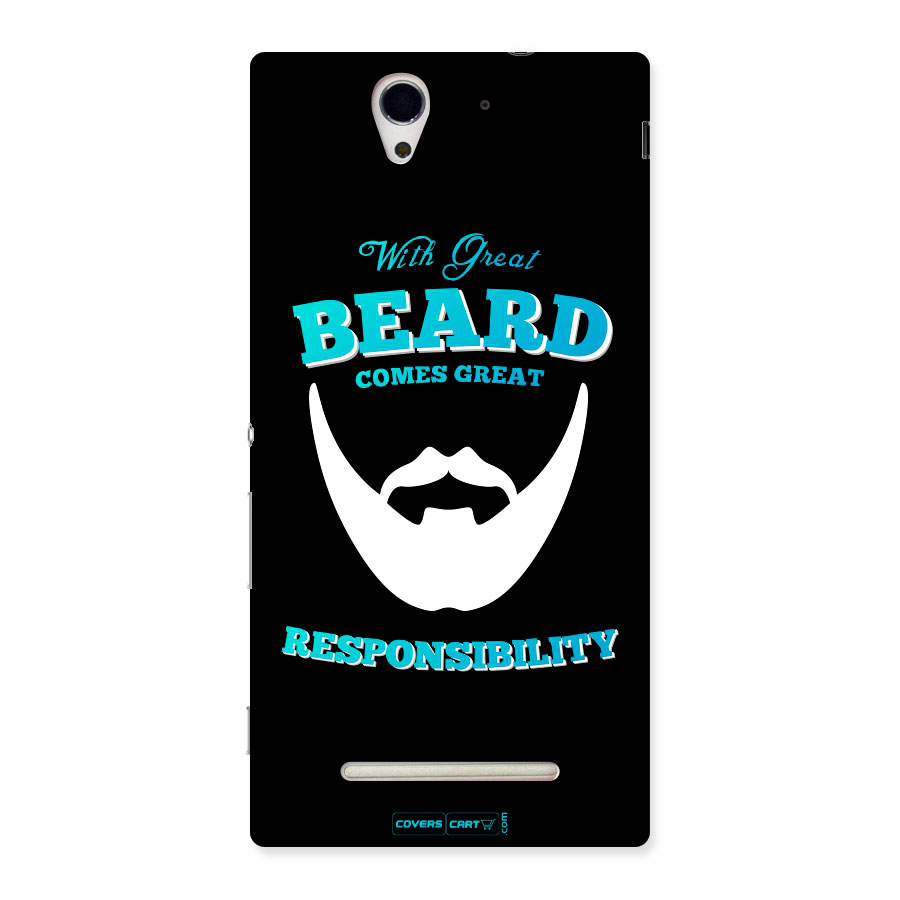Dense Beard Back Case for Sony Xperia C3