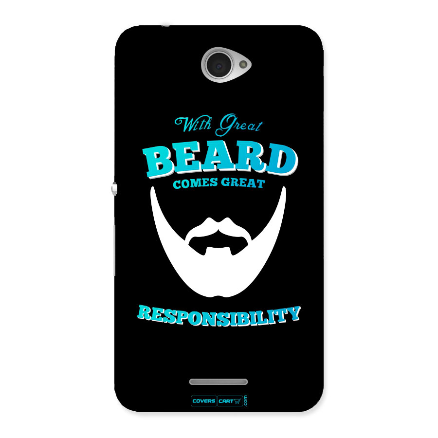 Dense Beard Back Case for Sony Xperia E4