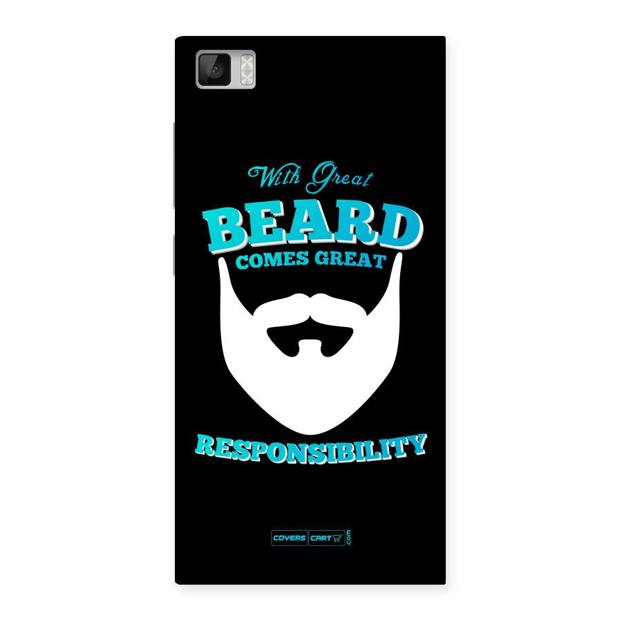 Dense Beard Back Case for Xiaomi Mi3