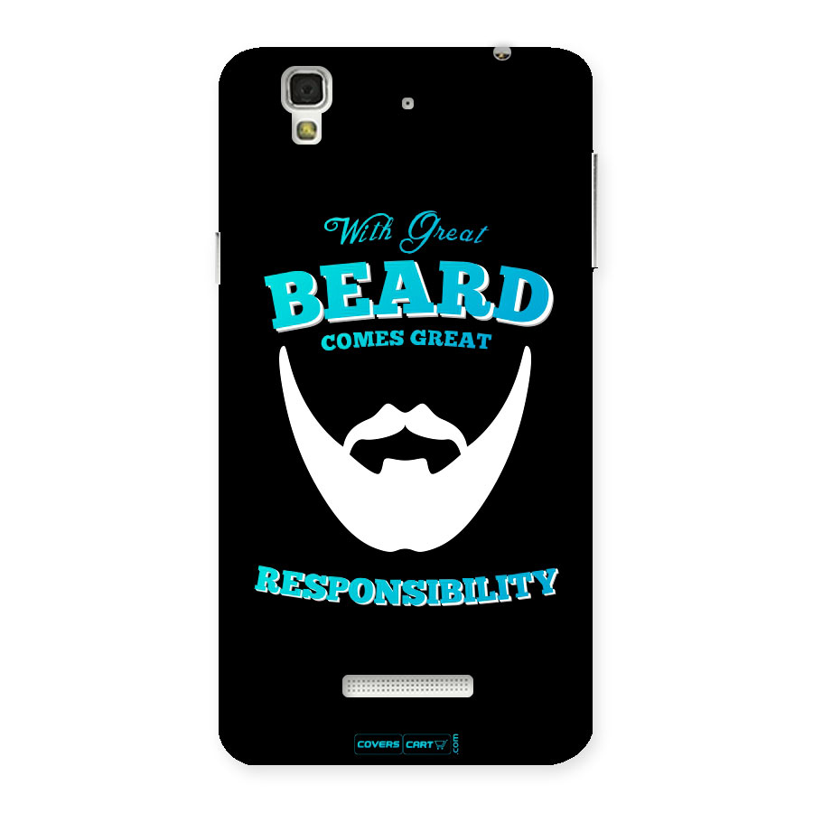Dense Beard Back Case for Yu Yureka