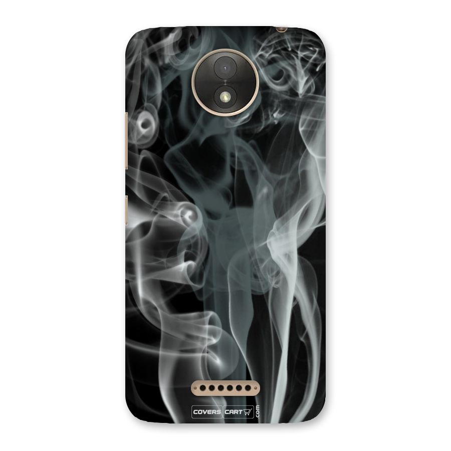 Dense Smoke Back Case for Moto C Plus