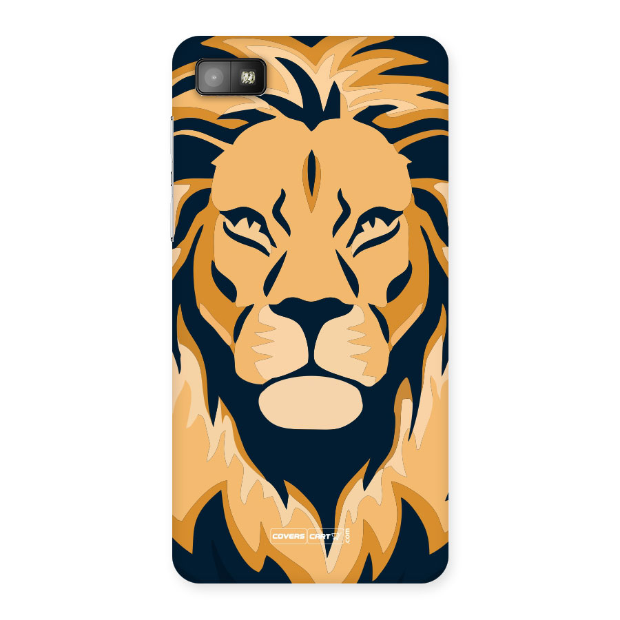 Designer Lion Back Case for Blackberry Z10