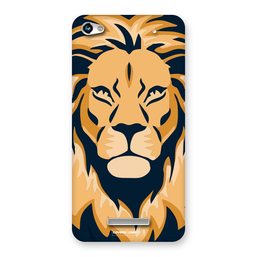 Designer Lion Back Case for Canvas Hue 2 A316
