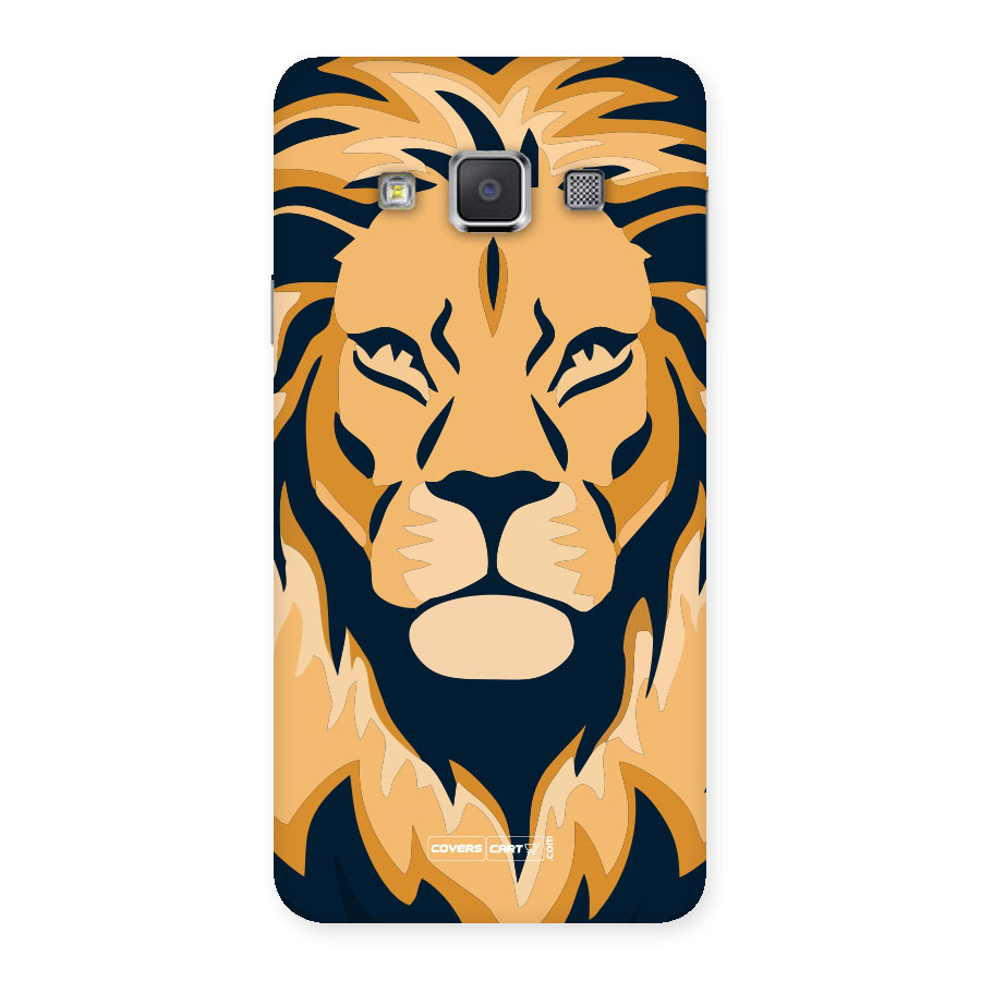 Designer Lion Back Case for Galaxy A3