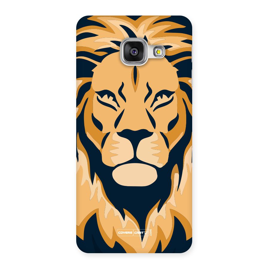 Designer Lion Back Case for Galaxy A3 2016