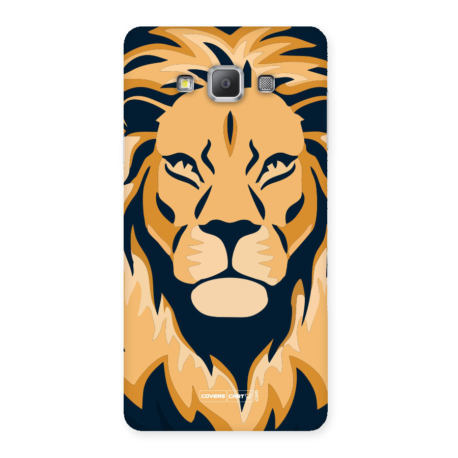 Designer Lion Back Case for Galaxy A7