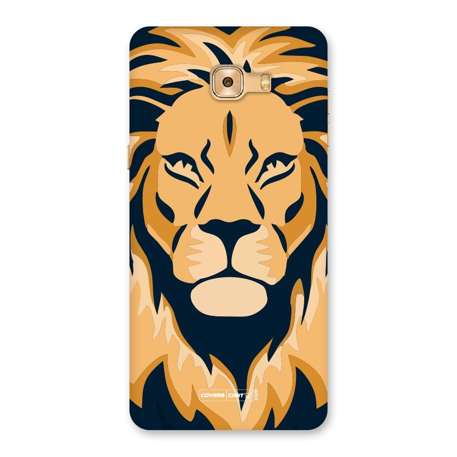 Designer Lion Back Case for Galaxy C9 Pro