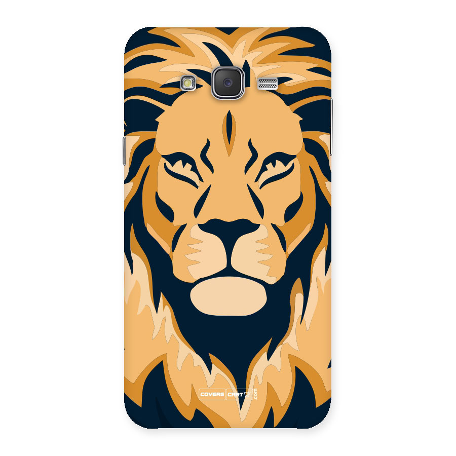 Designer Lion Back Case for Galaxy J7