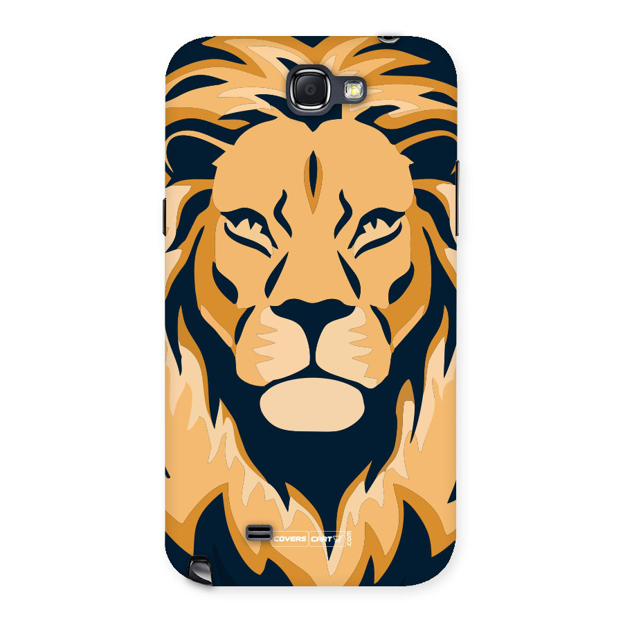 Designer Lion Back Case for Galaxy Note 2