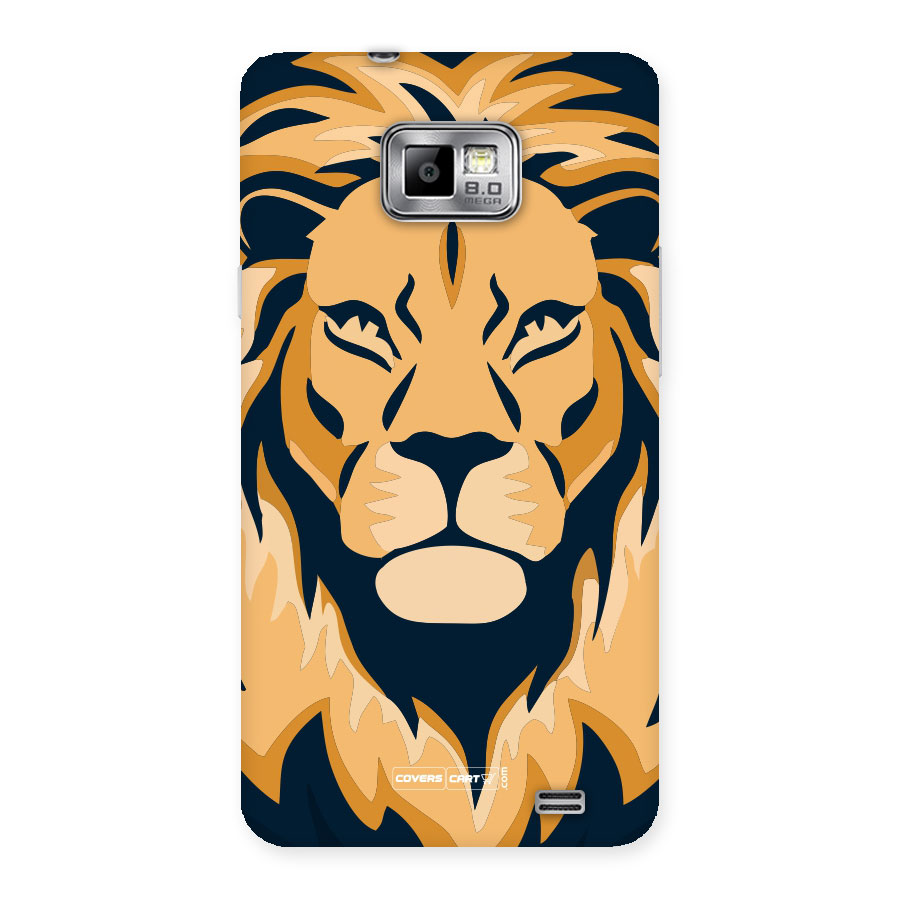 Designer Lion Back Case for Galaxy S2