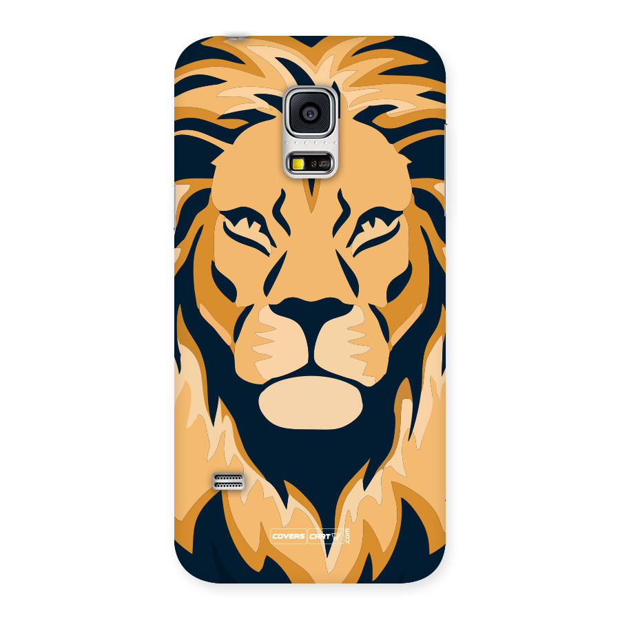 Designer Lion Back Case for Galaxy S5 Mini
