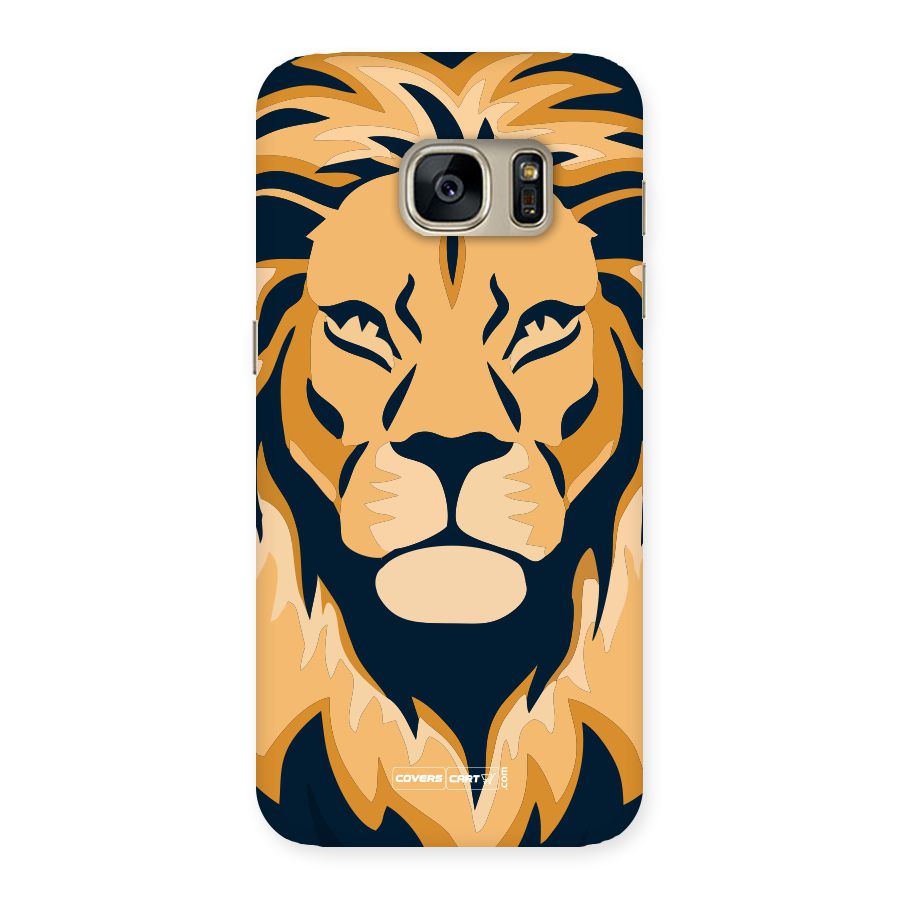Designer Lion Back Case for Galaxy S7