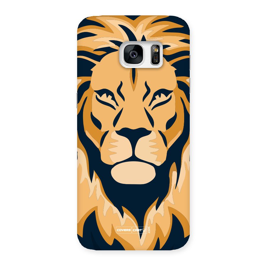Designer Lion Back Case for Galaxy S7 Edge