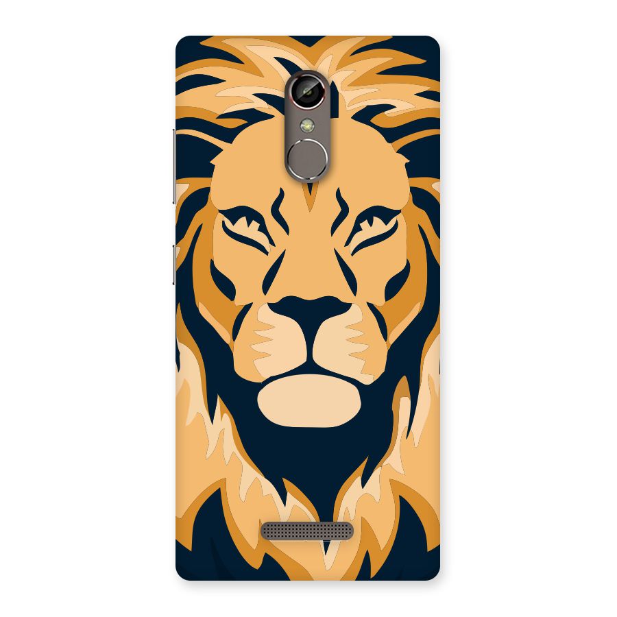 Designer Lion Back Case for Gionee S6s