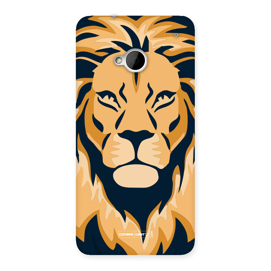 Designer Lion Back Case for HTC One M7