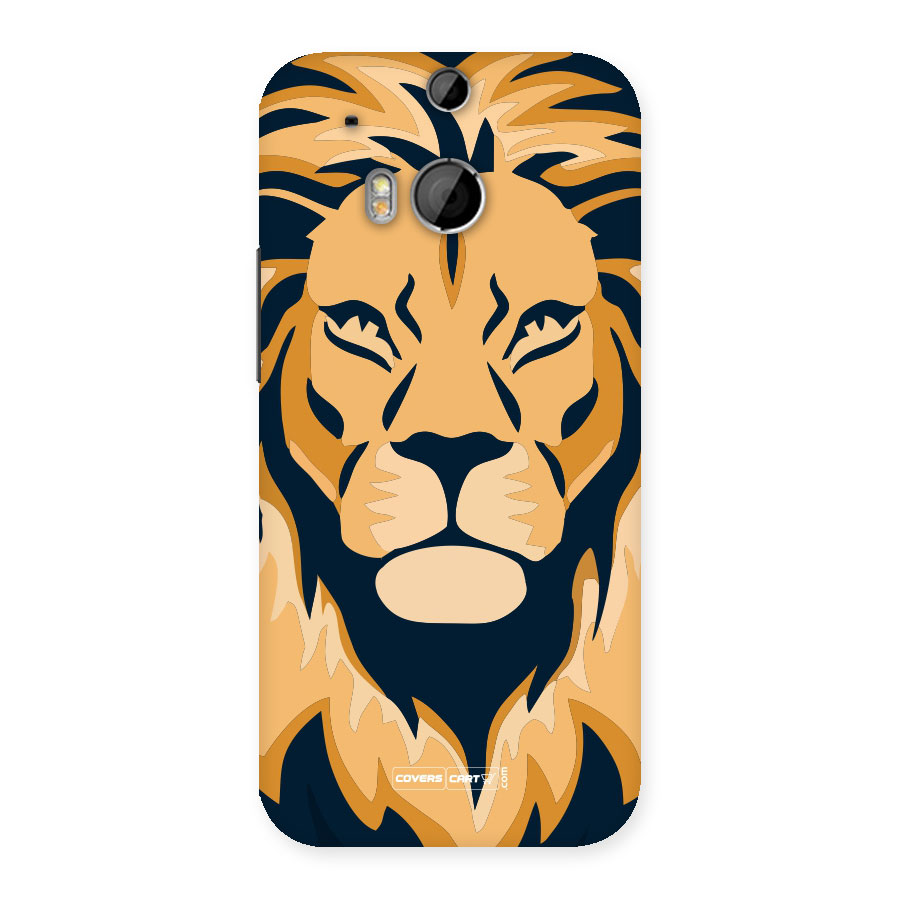 Designer Lion Back Case for HTC One M8