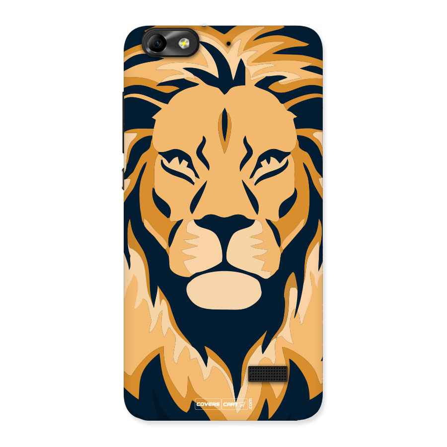 Designer Lion Back Case for Honor 4C