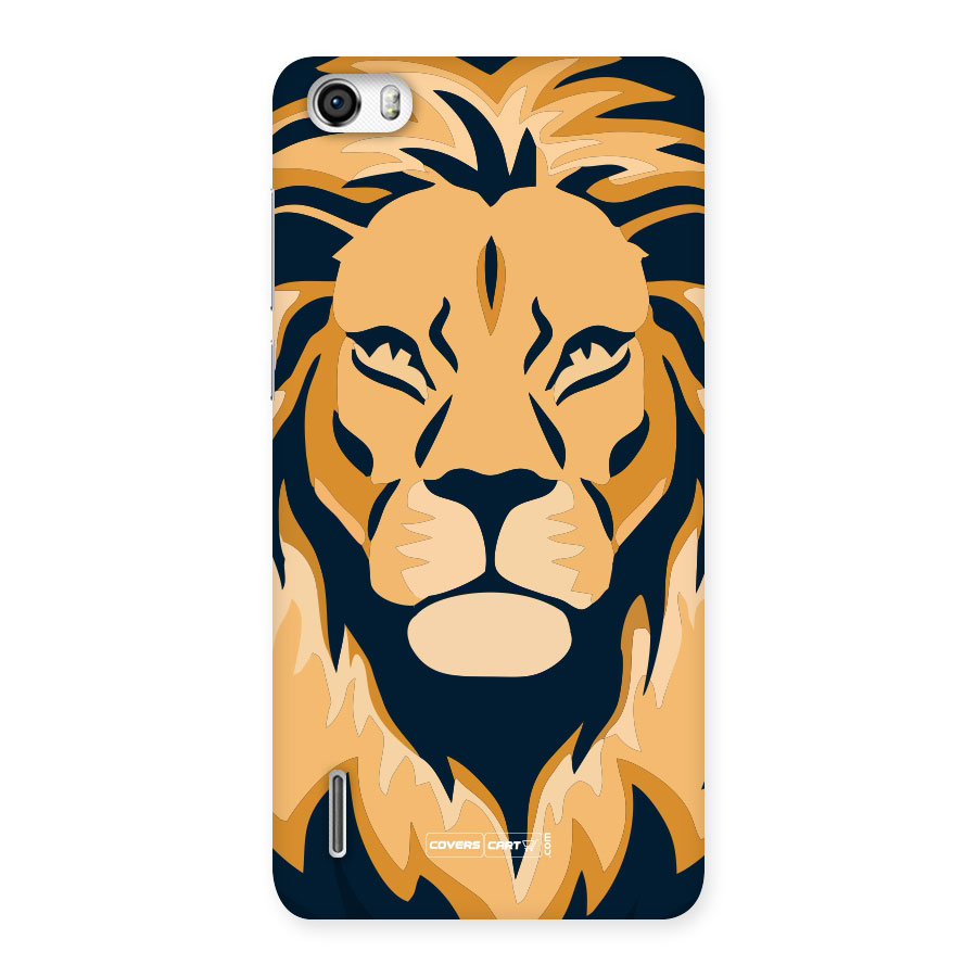 Designer Lion Back Case for Honor 6