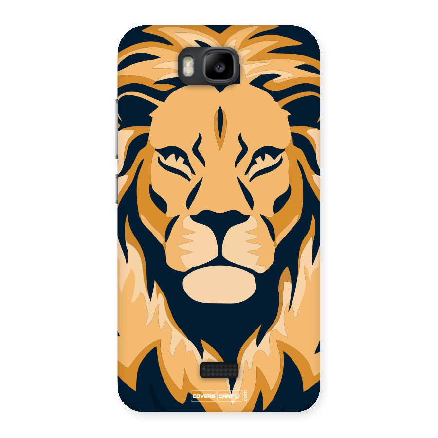 Designer Lion Back Case for Honor Bee