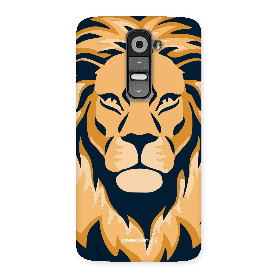 Designer Lion Back Case for LG G2