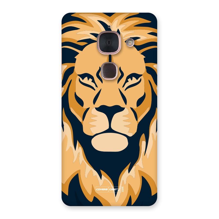 Designer Lion Back Case for Le Max 2
