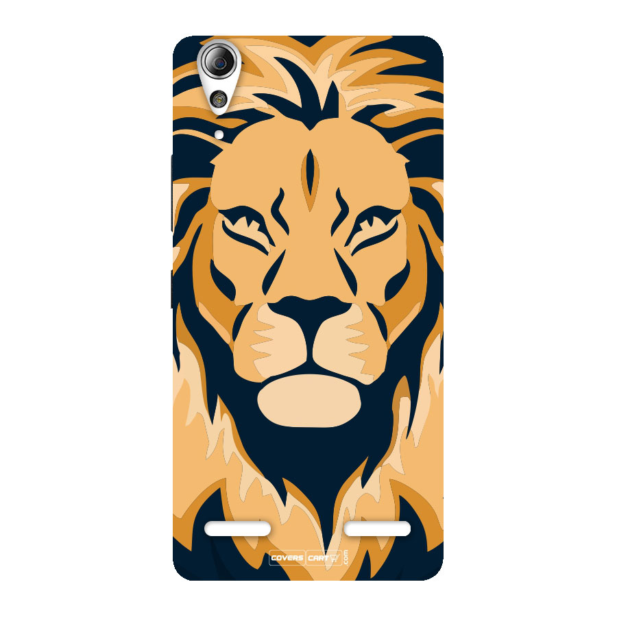 Designer Lion Back Case for Lenovo A6000 Plus